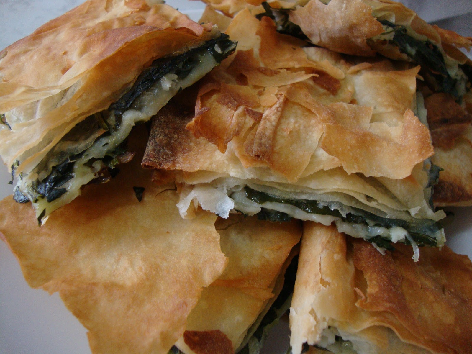 Ispanaklı Burma Börek Tarifi