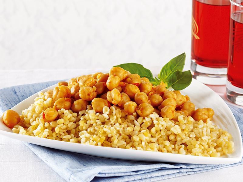 Nohutlu Bulgur Pilavı Tarifi