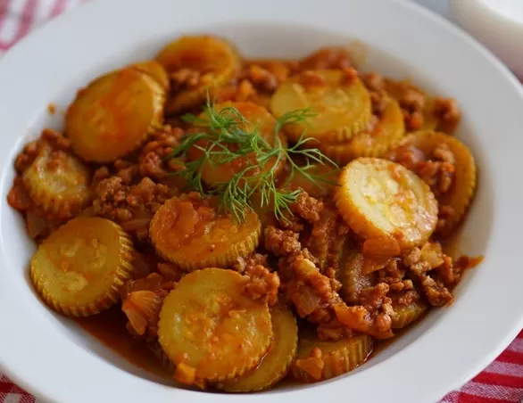 Kıymalı Kabak Yemeği