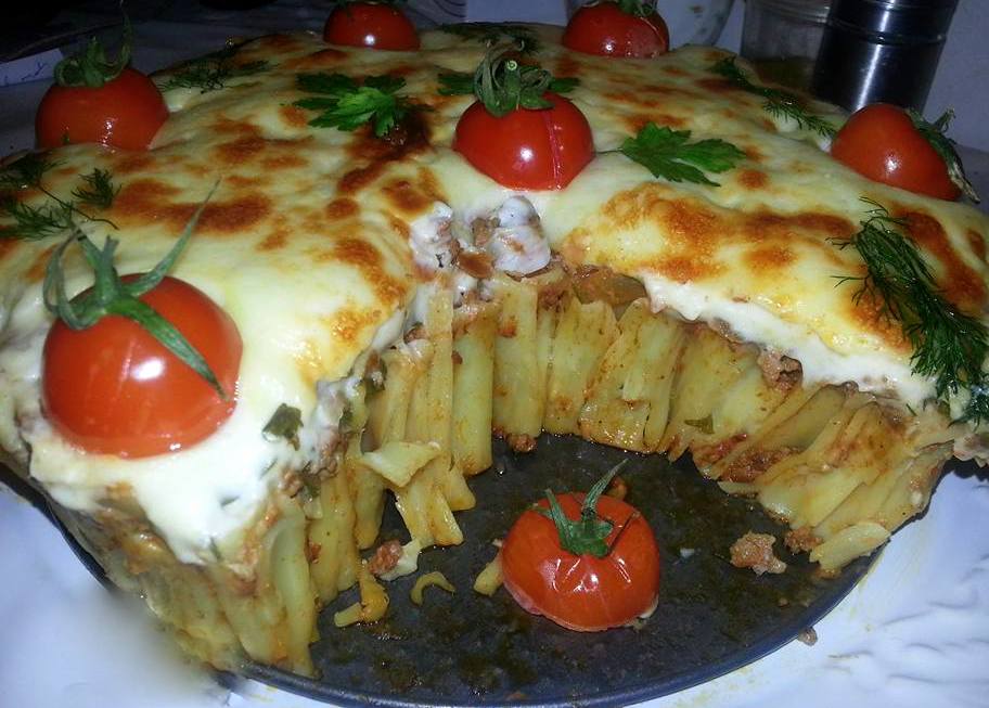 Fırında Rigatoni Makarna