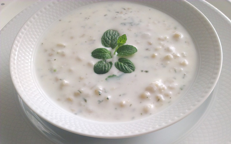 Soğuk Ayran Aşı Çorbası